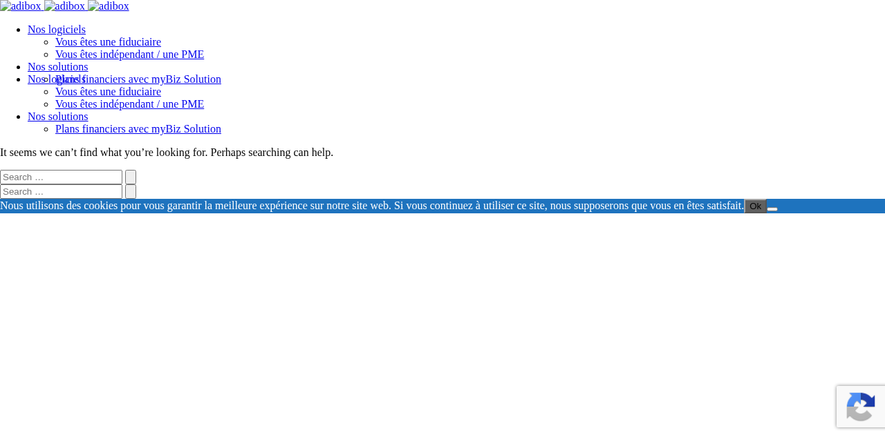 Homepage of adibox SA