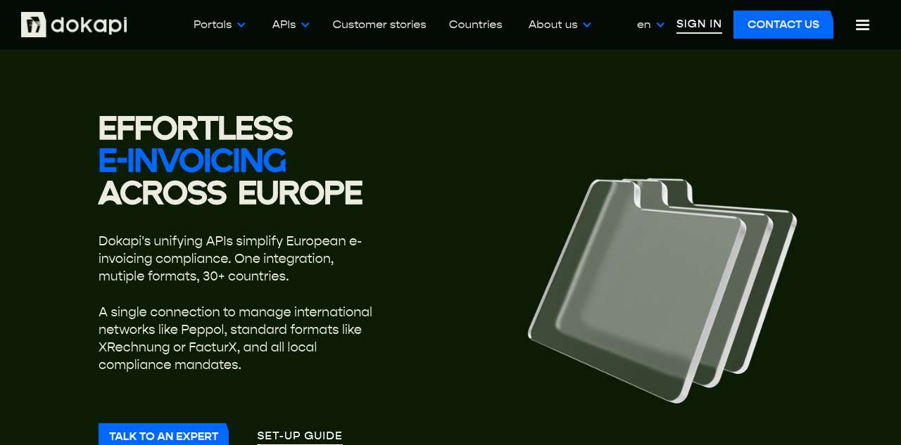 Homepage of Dokapi
