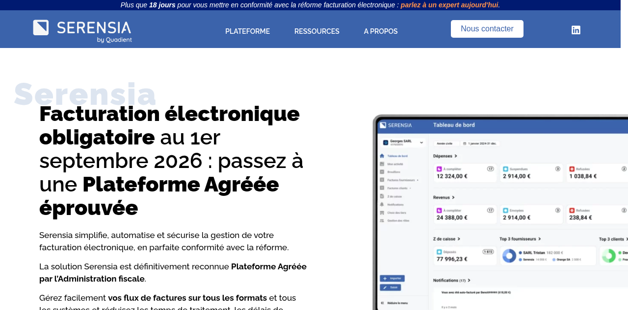 Homepage of Serensia