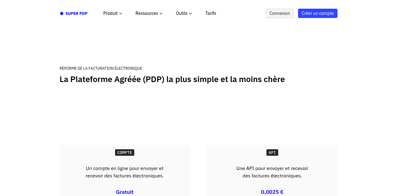 Homepage of SUPER PDP