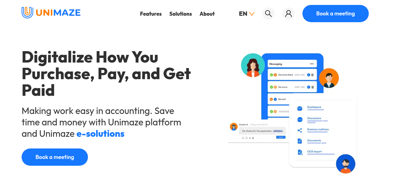 Homepage of Unimaze Software